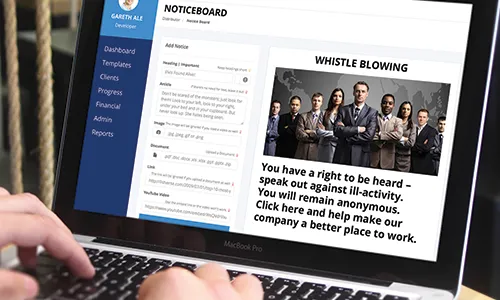 Web-based Call to Action - click on the link