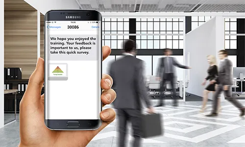 SMS to database - click on the link