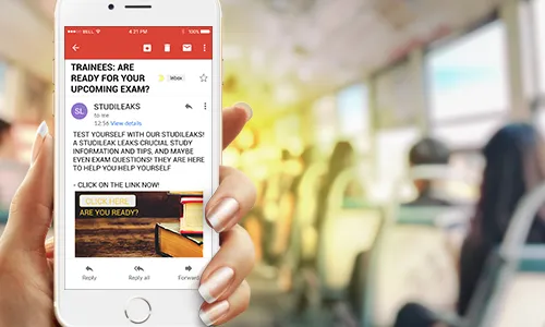 Email to trainees - click on the link