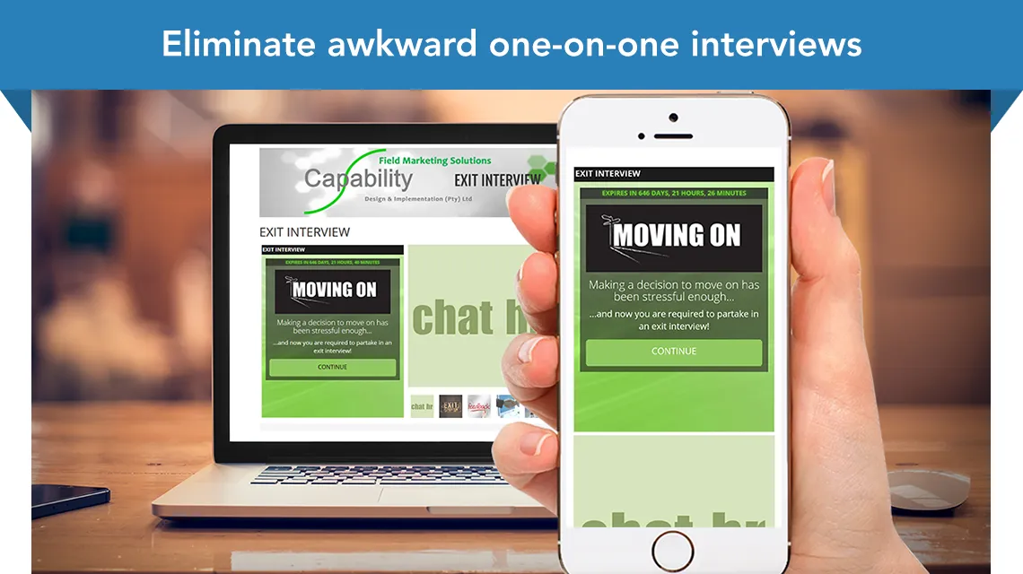 Eliminate one on one interviews