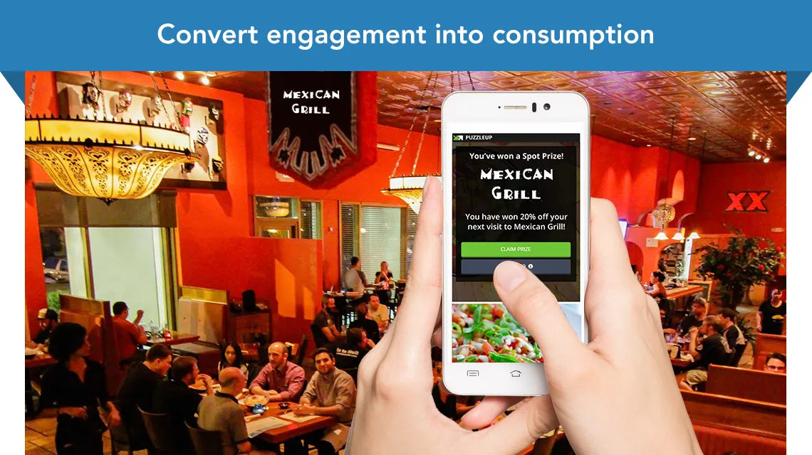 Friends around table with a mobile phone