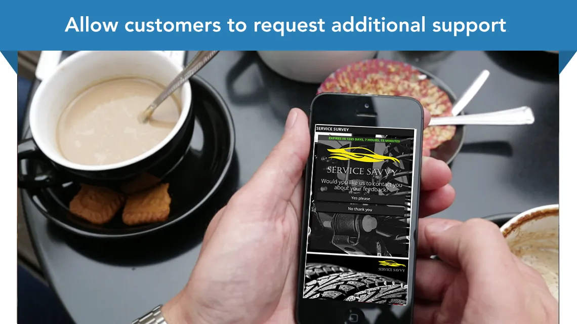 Friends around table with a mobile phone