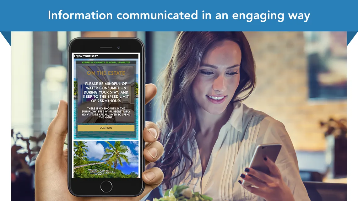 Friends around table with a mobile phone